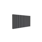 Alt Tag Template: Buy Reina Vicari Aluminium Anthracite Double Panel Horizontal Designer Radiator 600mm H x 1200mm W - Electric Only - Standard by Reina for only £657.76 in Shop By Brand, Radiators, Electric Radiators, Reina, Electric Standard Radiators, Electric Standard Radiators Horizontal at Main Website Store, Main Website. Shop Now