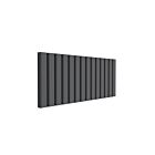 Alt Tag Template: Buy Reina Vicari Aluminium Anthracite Double Panel Horizontal Designer Radiator 600mm x 1400mm - Dual Fuel - Standard by Reina for only £764.06 in Shop By Brand, Radiators, Dual Fuel Radiators, Reina, Dual Fuel Standard Radiators, Dual Fuel Standard Horizontal Radiators at Main Website Store, Main Website. Shop Now