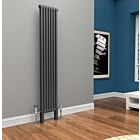 Alt Tag Template: Buy TradeRad Premium Anthracite Vertical 2 Column Radiator 1800mm H x 204mm W by TradeRad for only £141.18 in Radiators, Column Radiators, Vertical Column Radiators, Anthracite Column Radiators Vertical at Main Website Store, Main Website. Shop Now