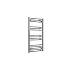 Alt Tag Template: Buy Reina Capo Curved Steel Heated Towel Rail 1000mm x 500mm Chrome Dual Fuel Thermostatic by Reina for only £207.62 in Reina, Dual Fuel Thermostatic Towel Rails, Reina Heated Towel Rails at Main Website Store, Main Website. Shop Now
