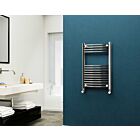 Alt Tag Template: Buy Eastgate 22mm Steel Curved Chrome Heated Towel Rail 800mm H x 500mm W - Central Heating, 1302 BTUs by Eastgate for only £101.31 in 0 to 1500 BTUs Towel Rail at Main Website Store, Main Website. Shop Now