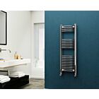 Alt Tag Template: Buy Eastgate 22mm Steel Curved Chrome Heated Towel Rail 1200mm H x 400mm W - Central Heating, 1595 BTUs by Eastgate for only £122.47 in 0 to 1500 BTUs Towel Rail at Main Website Store, Main Website. Shop Now
