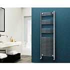 Alt Tag Template: Buy Eastgate 22mm Steel Curved Chrome Heated Towel Rail 1600mm H x 500mm W - Central Heating, 2484 BTUs by Eastgate for only £185.69 in 1500 to 2000 BTUs Towel Rails at Main Website Store, Main Website. Shop Now