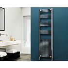 Alt Tag Template: Buy Eastgate 22mm Steel Curved Chrome Heated Towel Rail 1800mm H x 500mm W - Electric Only - Standard, 2854 BTUs by Eastgate for only £253.02 in Curved Chrome Electric Heated Towel Rails at Main Website Store, Main Website. Shop Now