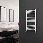 Alt Tag Template: Buy Eastgate 22mm Steel Curved White Heated Towel Rail 1000mm H x 500mm W - Electric Only - Standard by Eastgate for only £161.76 in White Electric Heated Towel Rails, Curved White Electric Heated Towel Rails at Main Website Store, Main Website. Shop Now