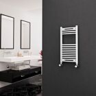 Alt Tag Template: Buy Eastgate 22mm Steel Curved White Heated Towel Rail 800mm H x 400mm W - Electric Only - Thermostatic by Eastgate for only £197.35 in Electric Thermostatic Towel Rails Vertical at Main Website Store, Main Website. Shop Now