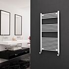 Alt Tag Template: Buy Eastgate 22mm Steel Straight White Heated Towel Rail 1200mm H x 600mm W - Electric Only - Standard by Eastgate for only £176.85 in White Electric Heated Towel Rails, Straight White Electric Heated Towel Rails at Main Website Store, Main Website. Shop Now