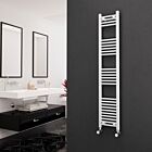 Alt Tag Template: Buy Eastgate 22mm Steel Straight White Heated Towel Rail 1600mm H x 300mm W - Electric Only - Standard by Eastgate for only £163.45 in White Electric Heated Towel Rails, Straight White Electric Heated Towel Rails at Main Website Store, Main Website. Shop Now
