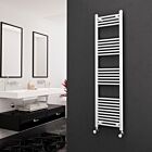 Alt Tag Template: Buy Eastgate 22mm Steel Straight White Heated Towel Rail 1600mm H x 400mm W - Electric Only - Thermostatic by Eastgate for only £228.73 in Electric Thermostatic Towel Rails Vertical at Main Website Store, Main Website. Shop Now