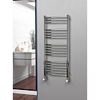 Alt Tag Template: Buy Eastgate 304 Curved Polished Stainless Steel Heated Towel Rail 1200mm x 500mm - Electric Only - Thermostatic - 2075BTU's by Eastgate for only £579.78 in Eastgate Heated Towel Rails, Eastgate 304 Stainless Steel Heated Towel Rails at Main Website Store, Main Website. Shop Now