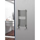 Alt Tag Template: Buy Eastgate 304 Curved Polished Stainless Steel Heated Towel Rail 800mm x 400mm - Electric Only - Standard - 1230BTU's by Eastgate for only £416.49 in Electric Standard Ladder Towel Rails, Eastgate Heated Towel Rails, Eastgate 304 Stainless Steel Heated Towel Rails at Main Website Store, Main Website. Shop Now