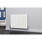 Alt Tag Template: Buy Eastgate Eben Steel White Horizontal Designer Radiator 600mm H x 816mm W Double Panel - Dual Fuel - Standard by Eastgate for only £345.86 in Dual Fuel Standard Horizontal Radiators at Main Website Store, Main Website. Shop Now