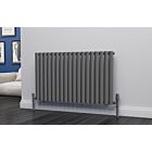 Alt Tag Template: Buy Eastgate Eclipse Steel Anthracite Horizontal Designer Radiator 600mm H x 1044mm W Single Panel - Dual Fuel - Standard by Eastgate for only £348.57 in Dual Fuel Standard Horizontal Radiators at Main Website Store, Main Website. Shop Now