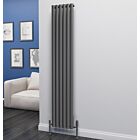 Alt Tag Template: Buy Eastgate Eclipse Steel Anthracite Vertical Designer Radiator 1800mm x 348mm Single Panel - Central Heating by Eastgate for only £210.26 in Shop By Brand, Radiators, TradeRad, View All Radiators, Designer Radiators, TradeRad Radiators, Vertical Designer Radiators, Traderad Elliptical Tube Designer Radiators, Anthracite Vertical Designer Radiators at Main Website Store, Main Website. Shop Now