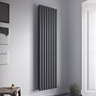 Alt Tag Template: Buy Eucotherm Nova Duo Tube Double Panel Vertical Designer Radiator Textured Matt Anthracite 1500mm H x 294mm W by Eucotherm for only £286.20 in 2500 to 3000 BTUs Radiators at Main Website Store, Main Website. Shop Now