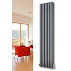 Alt Tag Template: Buy MaxtherM Eliptical Tube Double Panel Vertical Designer Radiator 1800mm High x 468mm Wide, Anthracite - 5003 BTU's by Maxtherm for only £518.53 in SALE, MaxtherM, Maxtherm Designer Radiators, 5000 to 5500 BTUs Radiators, Vertical Designer Radiators at Main Website Store, Main Website. Shop Now