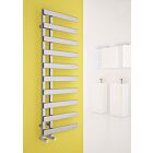 Alt Tag Template: Buy Carisa Floris Steel Chrome Designer Heated Towel Rail 1000mm x 500mm Dual Fuel - Thermostatic by Carisa for only £481.93 in Carisa Designer Radiators, Dual Fuel Thermostatic Towel Rails at Main Website Store, Main Website. Shop Now