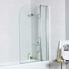 Alt Tag Template: Buy Kartell Koncept Straight Bath Screen Radius Edge with Extension Panel 1400mm x 1000mm by Kartell for only £125.55 in Baths, Bath Accessories, Bath Screens at Main Website Store, Main Website. Shop Now