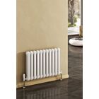 Alt Tag Template: Buy Reina Coneva Steel White Horizontal Designer Radiator 550mm H x 440mm W Dual Fuel - Thermostatic by Reina for only £261.00 in Reina, Reina Designer Radiators, Dual Fuel Thermostatic Horizontal Radiators at Main Website Store, Main Website. Shop Now