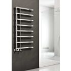 Alt Tag Template: Buy Reina Matera Steel Chrome Designer Heated Towel Rail 998mm x 500mm Electric Only - Thermostatic by Reina for only £335.85 in Electric Thermostatic Towel Rails Vertical at Main Website Store, Main Website. Shop Now