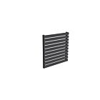 Alt Tag Template: Buy Reina Nevah Steel Anthracite Single Panel Horizontal Designer Radiator 590mm H x 600mm W - Dual Fuel - Standard by Reina for only £231.24 in Reina, Reina Designer Radiators, Dual Fuel Standard Horizontal Radiators at Main Website Store, Main Website. Shop Now