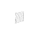 Alt Tag Template: Buy Reina Nevah Steel White Single Panel Horizontal Designer Radiator 590mm H x 600mm W - Electric Only - Standard by Reina for only £211.24 in Radiators, Reina, Reina Designer Radiators at Main Website Store, Main Website. Shop Now
