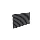 Alt Tag Template: Buy Reina Nevah Steel Anthracite Double Panel Horizontal Designer Radiator 590mm H x 1000mm W - Dual Fuel - Standard by Reina for only £357.60 in Reina, Reina Designer Radiators, Dual Fuel Standard Horizontal Radiators at Main Website Store, Main Website. Shop Now