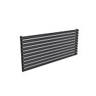 Alt Tag Template: Buy Reina Nevah Steel Anthracite Single Panel Horizontal Designer Radiator 590mm H x 1400mm W - Dual Fuel - Standard by Reina for only £276.58 in Reina, Reina Designer Radiators, Dual Fuel Standard Horizontal Radiators at Main Website Store, Main Website. Shop Now