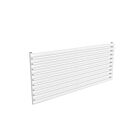 Alt Tag Template: Buy Reina Nevah Steel White Single Panel Horizontal Designer Radiator 590mm H x 1400mm W - Dual Fuel - Standard by Reina for only £276.58 in Reina, Reina Designer Radiators, Dual Fuel Standard Horizontal Radiators at Main Website Store, Main Website. Shop Now