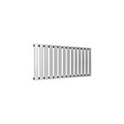 Alt Tag Template: Buy Reina Pienza Steel Chrome Horizontal Designer Radiator 550mm H x 1165mm W Dual Fuel - Thermostatic by Reina for only £485.70 in Radiators, Dual Fuel Radiators, Reina, Dual Fuel Thermostatic Radiators, Reina Designer Radiators at Main Website Store, Main Website. Shop Now