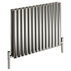 Alt Tag Template: Buy Reina Nerox Stainless Steel Polished Horizontal Designer Radiator 600mm H x 1003mm W Double Panel Dual Fuel - Standard by Reina for only £697.81 in Reina, Dual Fuel Standard Horizontal Radiators at Main Website Store, Main Website. Shop Now