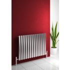 Alt Tag Template: Buy Reina Nerox Stainless Steel Brushed Horizontal Designer Radiator 600mm H x 1003mm W Single Panel Electric Only-Thermostatic by Reina for only £455.82 in Reina, Electric Thermostatic Horizontal Radiators at Main Website Store, Main Website. Shop Now