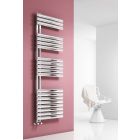 Alt Tag Template: Buy Reina Scalo Brushed Stainless Steel Designer Heated Towel Rail 1120mm x 500mm Dual Fuel - Thermostatic by Reina for only £585.00 in Towel Rails, Dual Fuel Towel Rails, Reina, Designer Heated Towel Rails, Dual Fuel Thermostatic Towel Rails, Stainless Steel Designer Heated Towel Rails, Reina Heated Towel Rails at Main Website Store, Main Website. Shop Now