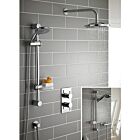 Alt Tag Template: Buy Kartell Plan Thermostatic Concealed Mixer Shower With Adjustable Slide Rail Kit And Overhead Drencher by Kartell for only £290.00 in Kartell UK, Showers, Kartell UK Showers, Mixer Showers, Concealed Mixer Showers at Main Website Store, Main Website. Shop Now