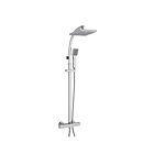 Alt Tag Template: Buy Kartell Pure Thermostatic Exposed Bar Shower Valve with Slimline Drencher and Adjustable Handset by Kartell for only £150.00 in Exposed Shower Valves, Bar Shower Valves at Main Website Store, Main Website. Shop Now