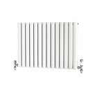 Alt Tag Template: Buy Traderad Elliptical Tube Steel White Horizontal Designer Radiator 600mm x 820mm Double Panel - Central Heating by TradeRad for only £221.52 in Autumn Sale at Main Website Store, Main Website. Shop Now