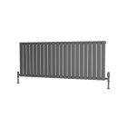 Alt Tag Template: Buy Traderad Flat Tube Steel Anthracite Horizontal Designer Radiator 600mm H x 1500mm W Single Panel - Dual Fuel - Thermostatic by TradeRad for only £425.82 in Shop By Brand, Radiators, Dual Fuel Radiators, TradeRad, Dual Fuel Thermostatic Radiators, TradeRad Radiators, Traderad Flat Tube Radiators, Dual Fuel Thermostatic Horizontal Radiators at Main Website Store, Main Website. Shop Now