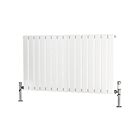 Alt Tag Template: Buy Traderad Flat Tube Steel White Horizontal Designer Radiator 600mm H x 1050mm W Single Panel - Dual Fuel - Standard by TradeRad for only £310.32 in Shop By Brand, Radiators, Dual Fuel Radiators, TradeRad, Dual Fuel Standard Radiators, TradeRad Radiators, Traderad Flat Tube Radiators, Dual Fuel Standard Horizontal Radiators at Main Website Store, Main Website. Shop Now