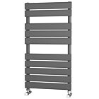 Alt Tag Template: Buy Traderad Flat Tube Anthracite Designer Towel Rail 900mm H x 500mm W - Electric Only - Thermostatic by TradeRad for only £261.33 in Towel Rails, TradeRad, Designer Heated Towel Rails, TradeRad Towel Rails, Anthracite Designer Heated Towel Rails, TradeRad Flat Tube Towel Rails at Main Website Store, Main Website. Shop Now