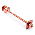 Alt Tag Template: Buy Plumbers Choice Cast Iron Radiator Luxury Wall Stay Fixing - Polished Copper by Plumbers Choice for only £27.60 in Plumbers Choice, Plumbers Choice Valves & Accessories at Main Website Store, Main Website. Shop Now