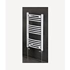 Alt Tag Template: Buy Eastbrook Wendover Curved Steel White Heated Towel Rail 800mm H x 400mm W Dual Fuel - Thermostatic by Eastbrook for only £225.82 in Eastbrook Co., Dual Fuel Thermostatic Towel Rails at Main Website Store, Main Website. Shop Now