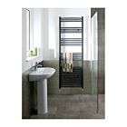 Alt Tag Template: Buy Eastbrook Wendover Straight Steel Matt Anthracite Heated Towel Rail 600mm H x 500mm W Dual Fuel - Standard by Eastbrook for only £194.24 in Eastbrook Co., Dual Fuel Standard Towel Rails at Main Website Store, Main Website. Shop Now