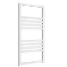 Alt Tag Template: Buy Reina Bolca Aluminium Designer Heated Towel Rail 1200mm H x 485mm W White Electric Only - Thermostatic by Reina for only £449.68 in Reina, Electric Thermostatic Towel Rails Vertical at Main Website Store, Main Website. Shop Now