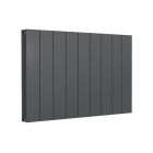 Alt Tag Template: Buy Reina Casina Aluminium Anthracite Double Panel Horizontal Designer Radiator 600mm H x 850mm W - Dual Fuel - Standard by Reina for only £566.16 in Reina, Dual Fuel Standard Horizontal Radiators at Main Website Store, Main Website. Shop Now