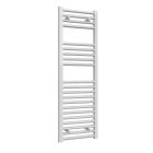 Alt Tag Template: Buy Reina Diva Steel Straight White Heated Towel Rail 1200mm x 300mm Dual Fuel - Thermostatic by Reina for only £240.22 in at Main Website Store, Main Website. Shop Now