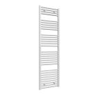 Alt Tag Template: Buy Reina Diva Vertical Steel Straight White Heated Towel Rail 1800mm H x 500mm W, Electric Only - Thermostatic by Reina for only £236.20 in Electric Thermostatic Towel Rails Vertical, White Designer Heated Towel Rails at Main Website Store, Main Website. Shop Now