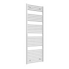 Alt Tag Template: Buy Reina Diva Vertical Steel Straight White Heated Towel Rail 1800mm H x 600mm W, Electric Only - Standard by Reina for only £210.44 in Electric Standard Designer Towel Rails, White Designer Heated Towel Rails at Main Website Store, Main Website. Shop Now