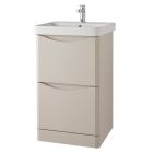Alt Tag Template: Buy Kartell Floor Standing 2 Drawer 500mm x 460mm Cabinet with Ceramic Basin, Cashmere by Kartell for only £486.93 in Suites, Furniture, Toilets and Basin Suites, Bathroom Cabinets & Storage, Kartell UK, Basins, Kartell UK Bathrooms, Modern Bathroom Cabinets, Kartell UK - Toilets, Kartell UK Baths at Main Website Store, Main Website. Shop Now