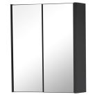 Alt Tag Template: Buy Kartell ARC500MIR-G Arc Double Door Mirror Cabinet 600mm x 500mm, Matt Graphite by Kartell for only £212.00 in Furniture, Kartell UK, Bathroom Cabinets & Storage, Bathroom Mirrors, Kartell UK Bathrooms, Modern Bathroom Cabinets, Kartell UK Baths, Kartell UK - Toilets at Main Website Store, Main Website. Shop Now
