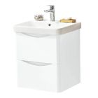Alt Tag Template: Buy Kartell Wall Mounted Two Drawer 500mm x 460mm Cabinet with Ceramic Basin, White by Kartell for only £444.26 in Suites, Furniture, Toilets and Basin Suites, Bathroom Cabinets & Storage, Kartell UK, Basins, Kartell UK Bathrooms, Modern Bathroom Cabinets, Kartell UK - Toilets, Kartell UK Baths at Main Website Store, Main Website. Shop Now